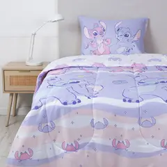 MASHINI - Plumón Infantil Galaxy Microfibra 1.5 Plazas