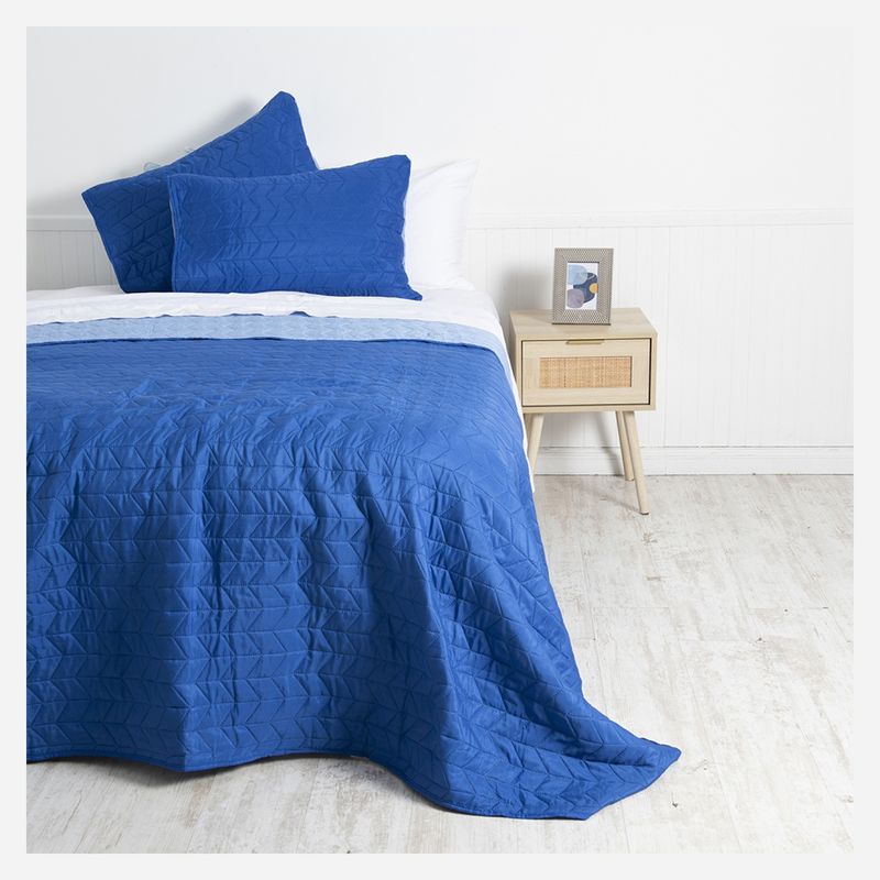 MASHINI - Quilt Bicolor Microfibra 2 Plazas Mashini