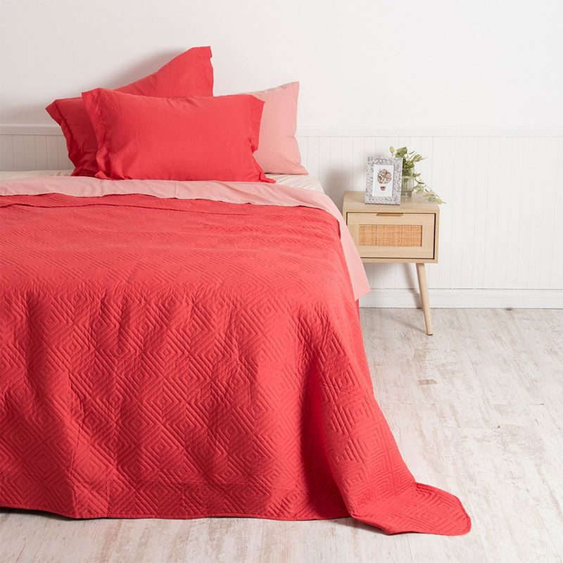 MASHINI - Quilt Set Quilt Microfibra 2 Plazas Mashini