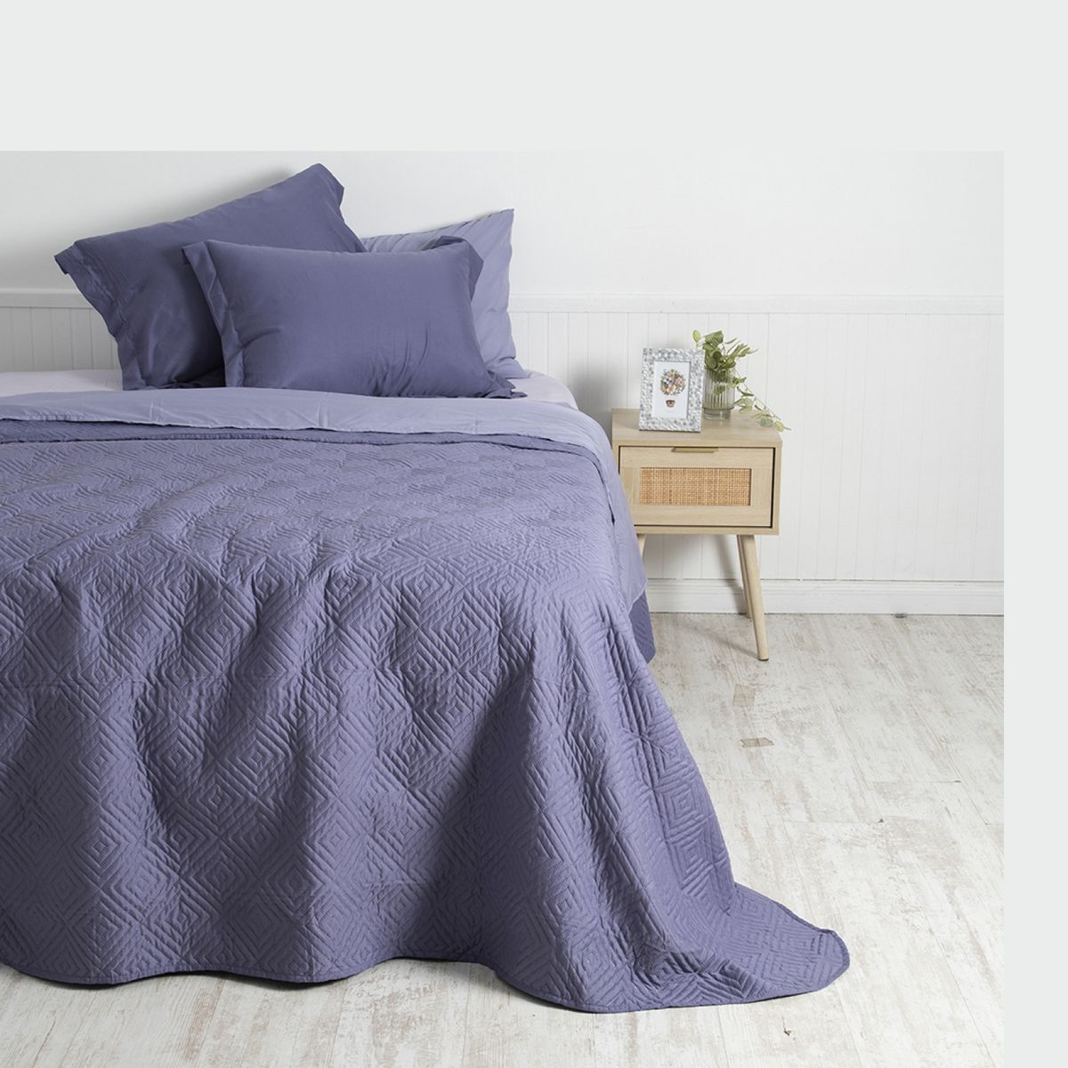 MASHINI - Quilt Set Quilt Microfibra 2 Plazas Mashini