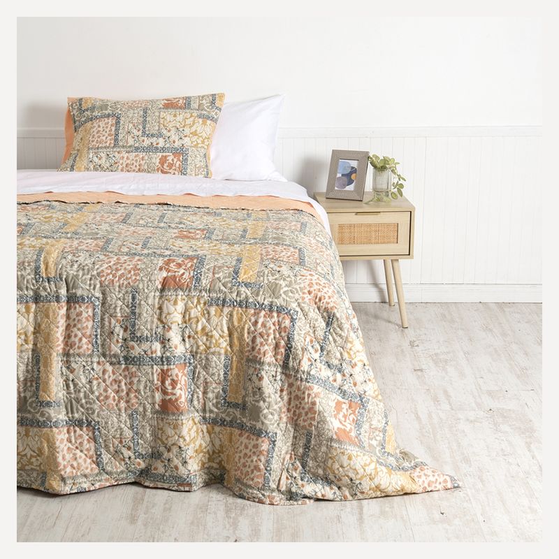 MASHINI - Quilt Gales Microfibra 1.5 Plazas Mashini