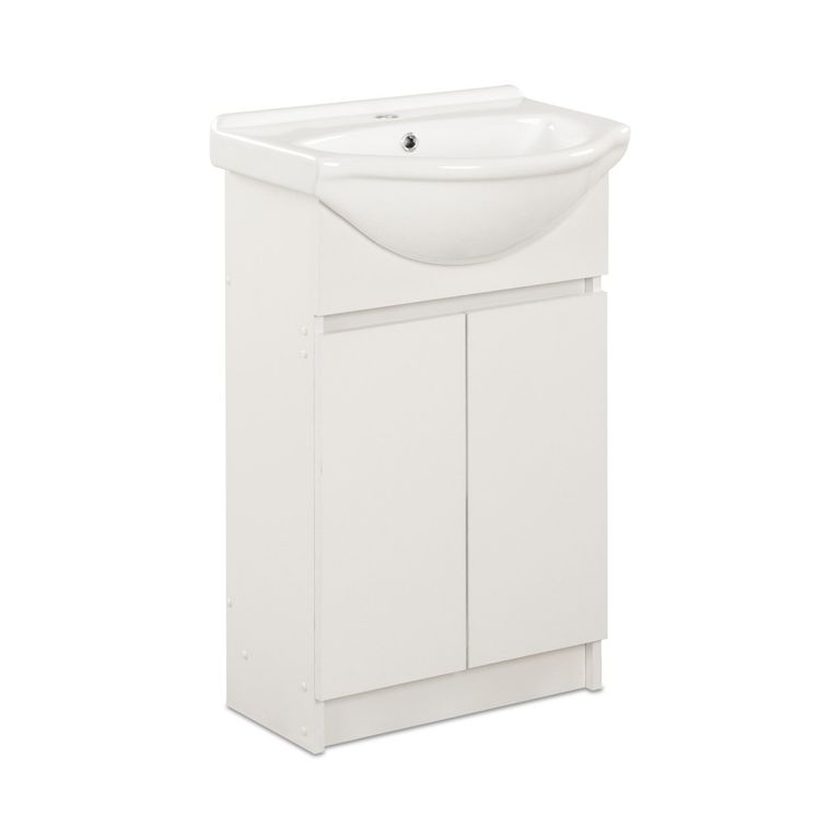 CIC Mueble De Baño 50 Cannes 2 Puertas 1 Rep Blanco