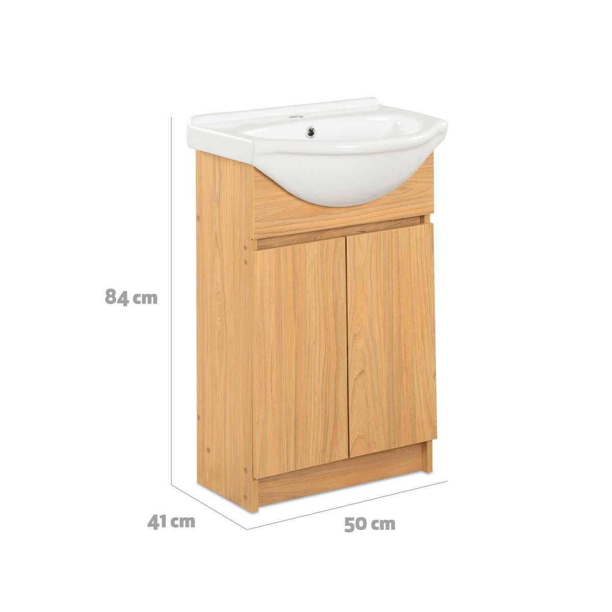 CIC - Mueble De Baño 50 Cannes 2 Puertas 1 Rep Olmo Cic