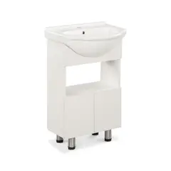 CIC - Mueble De Baño 50 Cannes 2 Puertas Inf 4 Patas Blanco