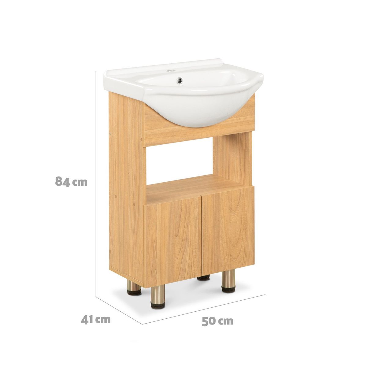 CIC - Mueble De Baño 50 Cannes 2 Puertas Inf 4 Patas Cic