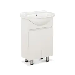 CIC - Mueble De Baño 50 Cannes 2 Puertas 4 Patas Blanco