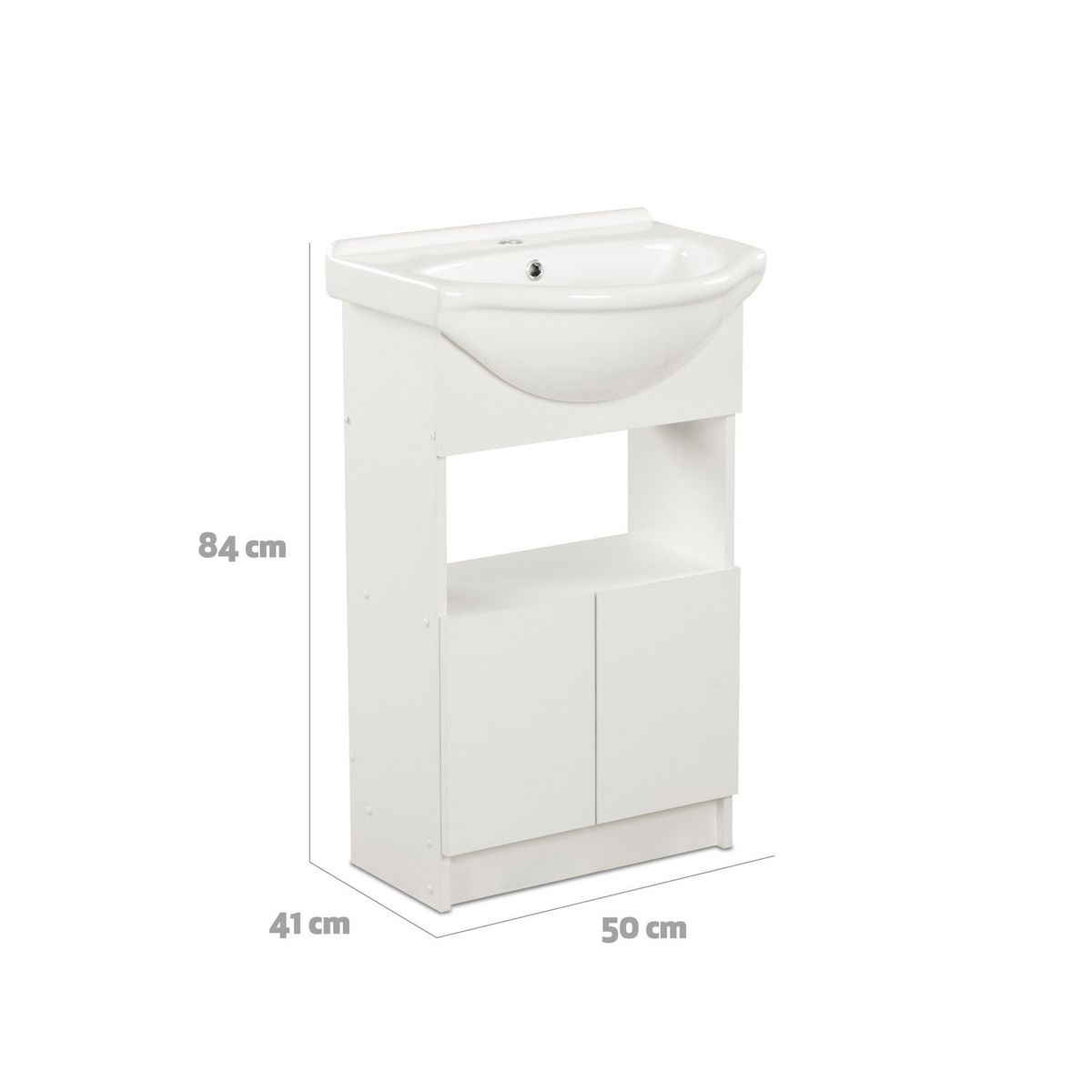 CIC - Mueble De Baño 50 Cannes 2 Puertas Inf Cic