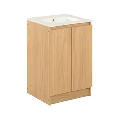 CIC - Mueble De Baño 50 Lisboa 2 Puertas Olmo