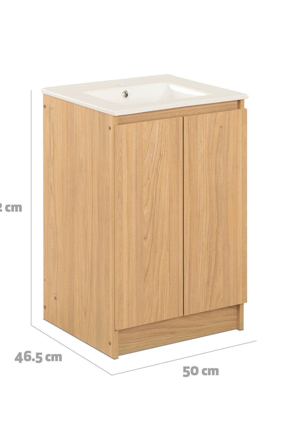 CIC - Mueble De Baño 50 Lisboa 2 Puertas Olmo Cic