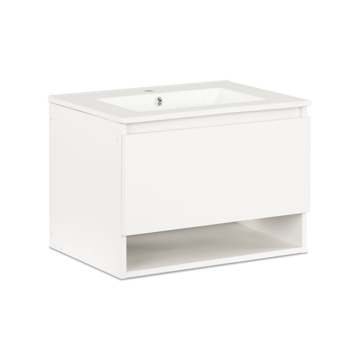 CIC - Mueble De Baño 60 Mónaco Aéreo 1 Cajón Blanco Cic