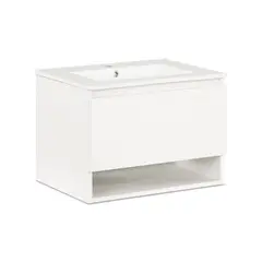 CIC - Mueble De Baño 60 Mónaco Aéreo 1 Cajón Blanco