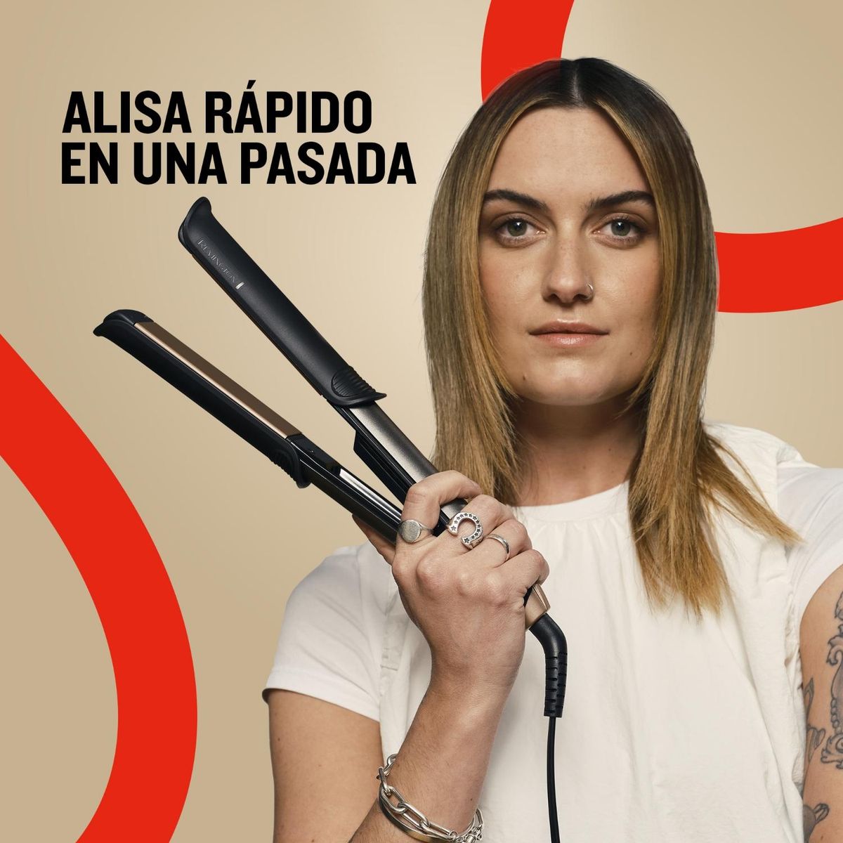 REMINGTON - Alisador Y Ondulador De Pelo One Remington