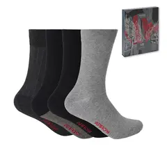 ARROW - Pack De 4 Calcetines De Vestir Algodón Hombre