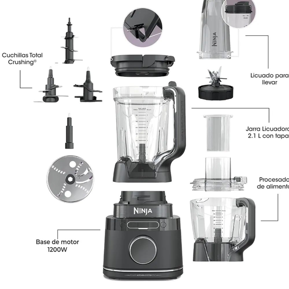 Ninja Detect Power Pro BlendSense 3 en 1 TB401, foto 9