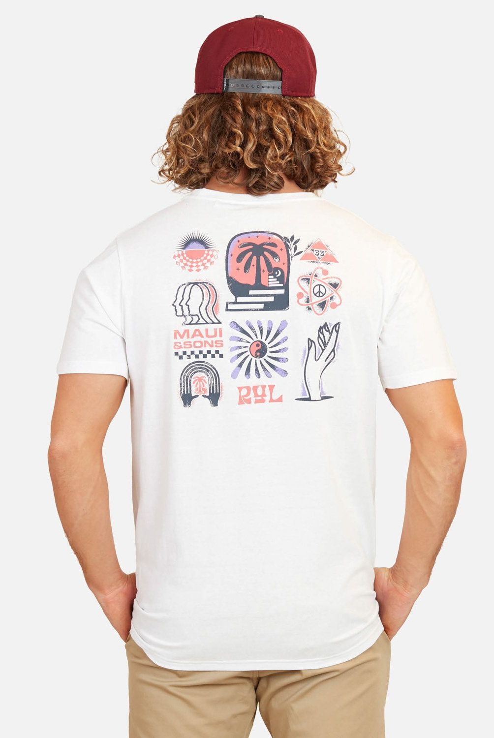 MAUI AND SONS - Polera Hombre Manga Corta Algodón Maui And Sons