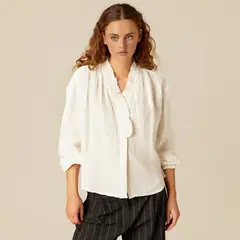 NICOLI - Blusa Perkins Cruda Mujer