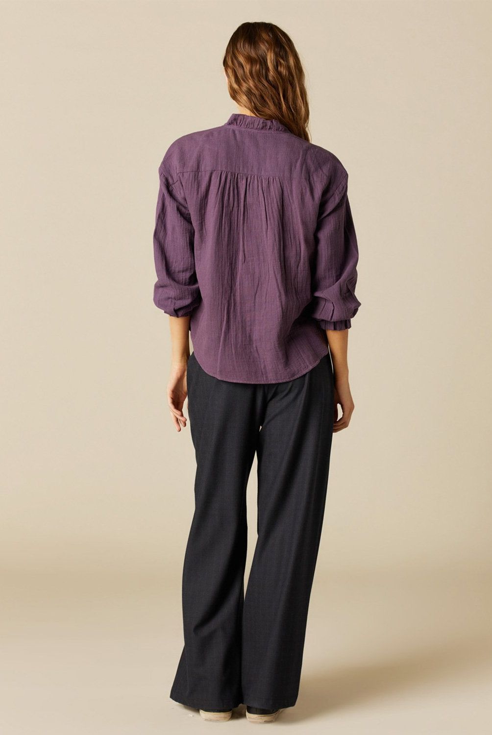NICOLI - Blusa Perkins Moradodo Mujer Nicoli