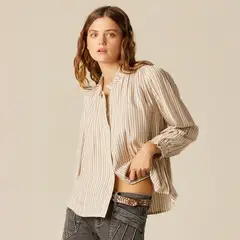 NICOLI - Blusa Raya Fresa Verde Mujer