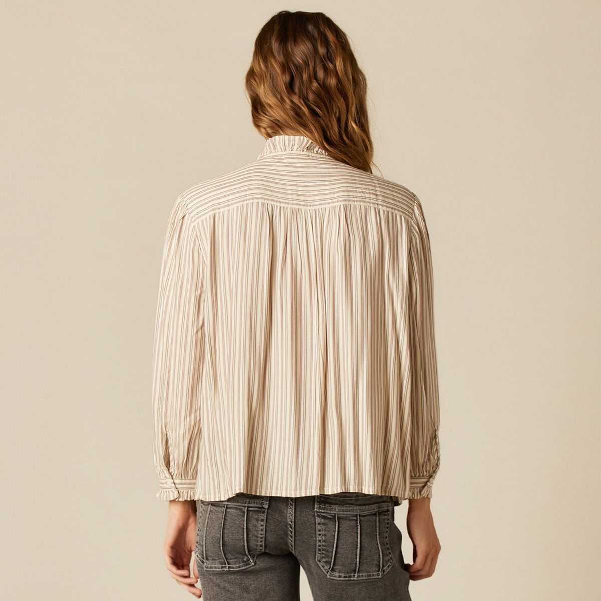 NICOLI - Blusa Raya Fresa Verde Mujer Nicoli