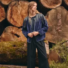 NICOLI - Chaqueta Beads Terciopelo Mujer