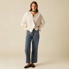 NICOLI - Jeans Vaquero Azul Mix Tachuelas Mujer