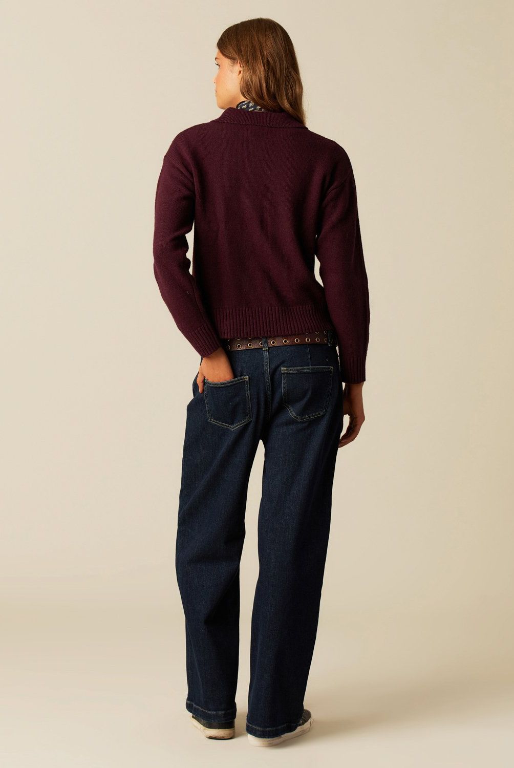 NICOLI - Jeans Mix Bolsillos Blue Black Mujer Nicoli