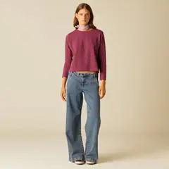 NICOLI - Jeans Bordado Azul Mujer