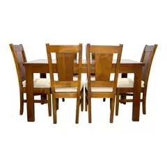LIVING FACTORY - Juego De Comedor 6 Puestos Milan