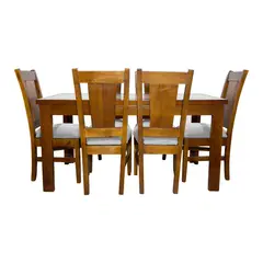 LIVING FACTORY - Juego De Comedor 6 Puestos Milan