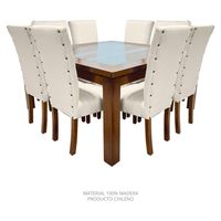 Juego De Comedor 8 Puestos Milan