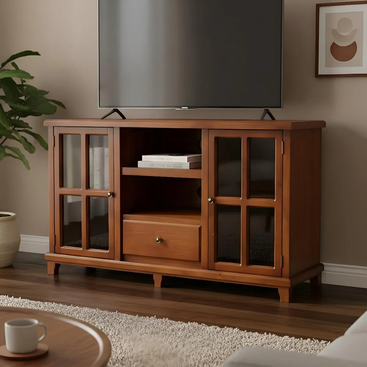 LIVING FACTORY - Buffete Madera Nogal Living Factory