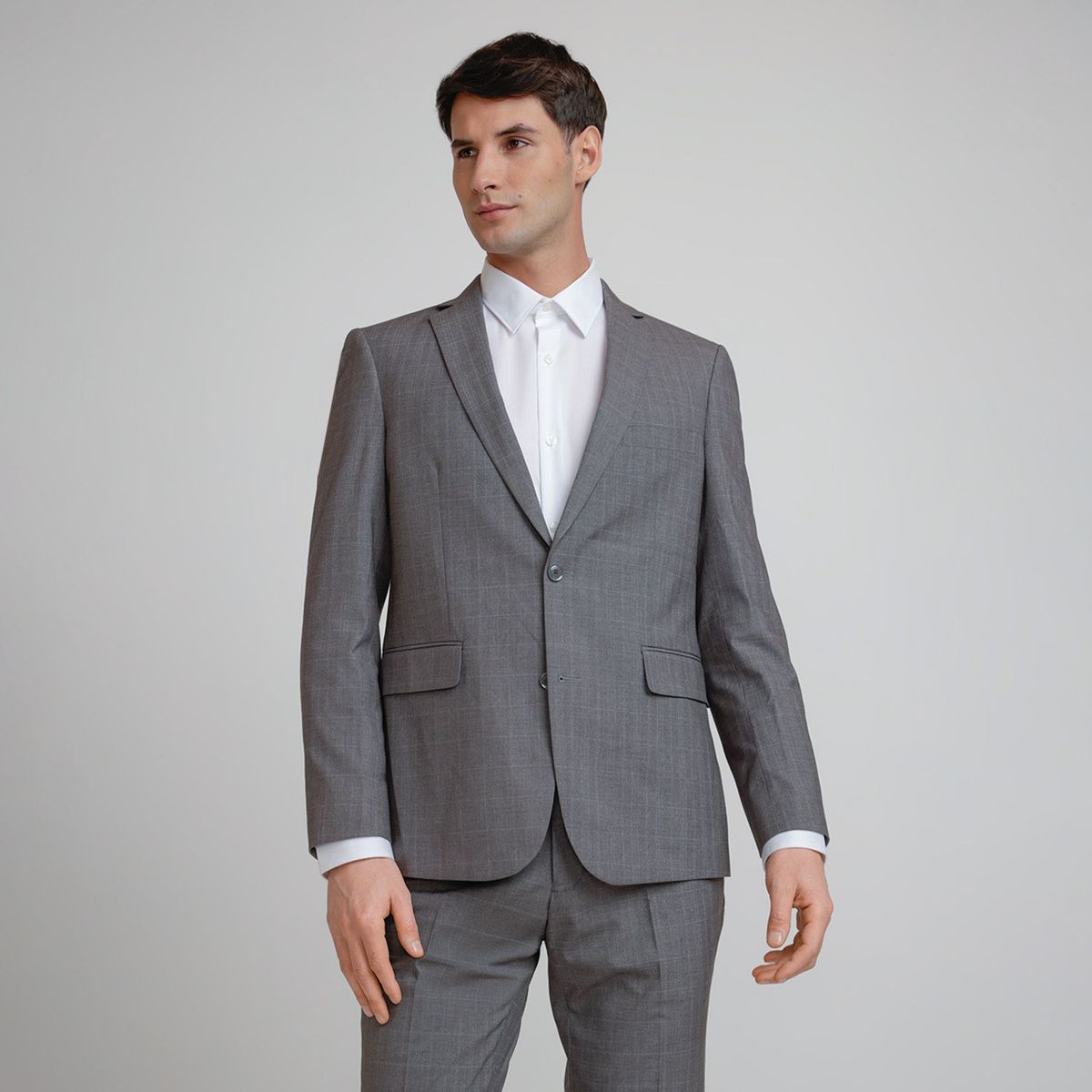 PERRY ELLIS - Traje Formal Slim Fit Lana Hombre Perry Ellis
