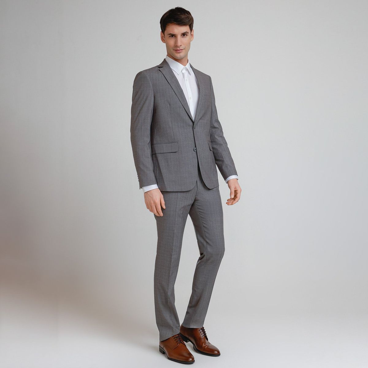 PERRY ELLIS - Traje Formal Slim Fit Lana Hombre Perry Ellis