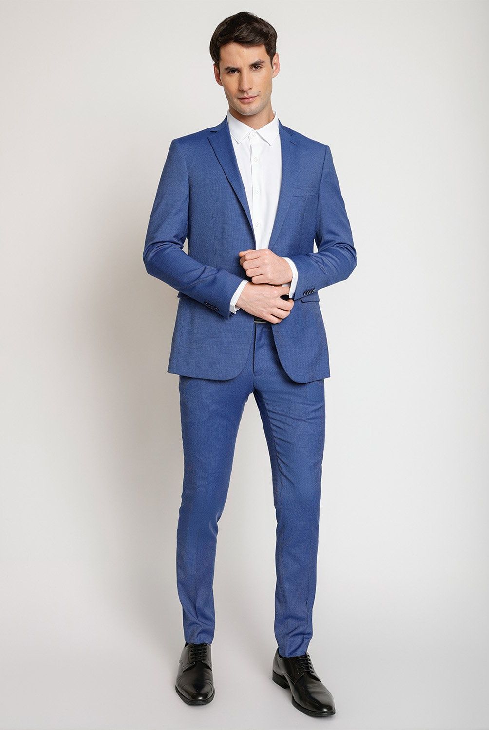PERRY ELLIS - Traje Formal Slim Fit Lana Hombre Perry Ellis
