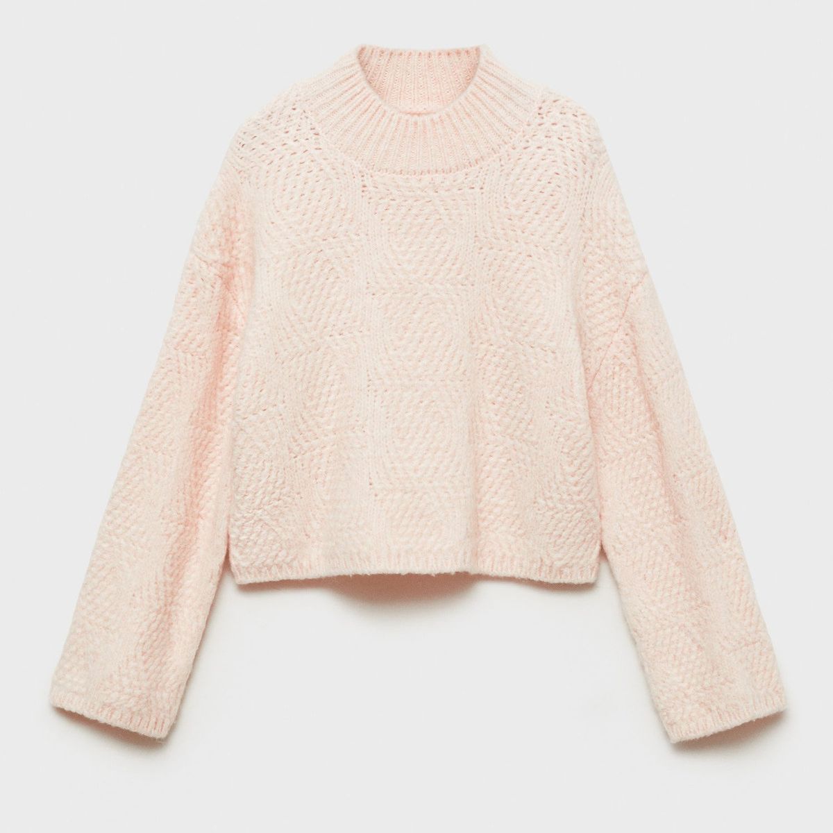 MANGO KIDS - Sweater Punto Cuello Perkins Niña Mango Kids