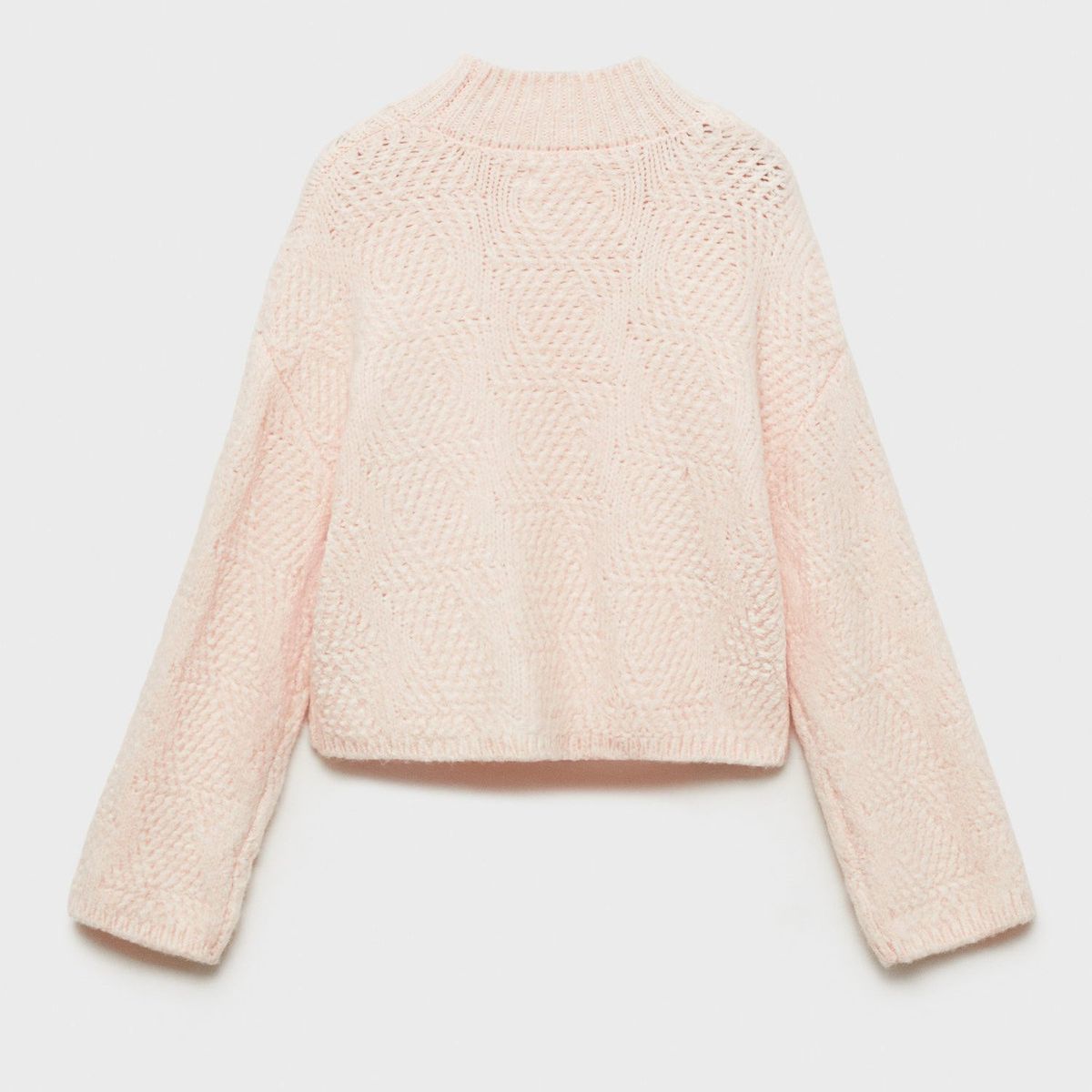 MANGO KIDS - Sweater Punto Cuello Perkins Niña Mango Kids