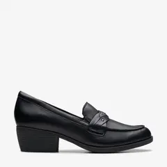 CLARKS - Zapato Formal Mujer Cuero Negro