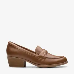 CLARKS - Zapato Formal Mujer Cuero Beige