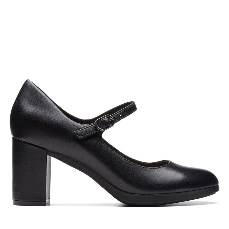 CLARKS - Zapato Formal Mujer Cuero Negro Clarks