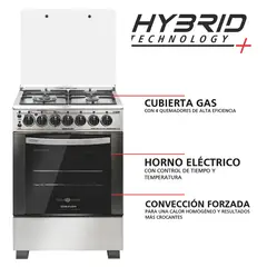 SINDELEN - Cocina 4 Quemadores CH-640NI