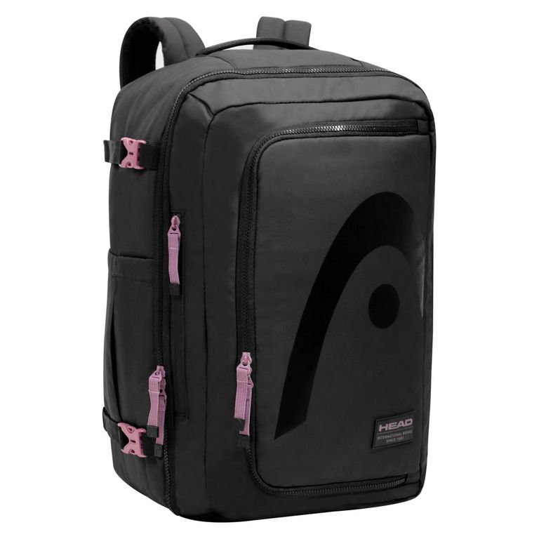 Mochila De Viaje Around Reverse Negro Malva