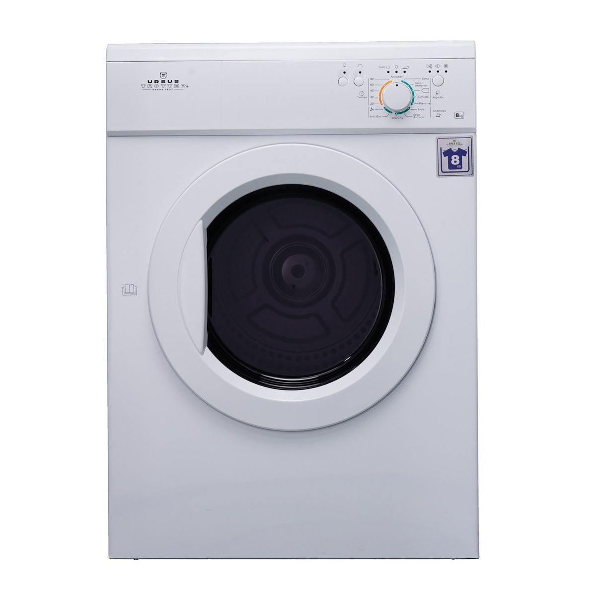 URSUS TROTTER - Secadora Eléctrica 8 Kg Evacuación UT VENT G8K-15P Ursus Trotter