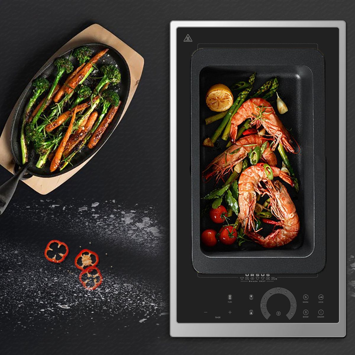 URSUS TROTTER - Encimera Ut-Ict 2Pl Inox Ursus Trotter