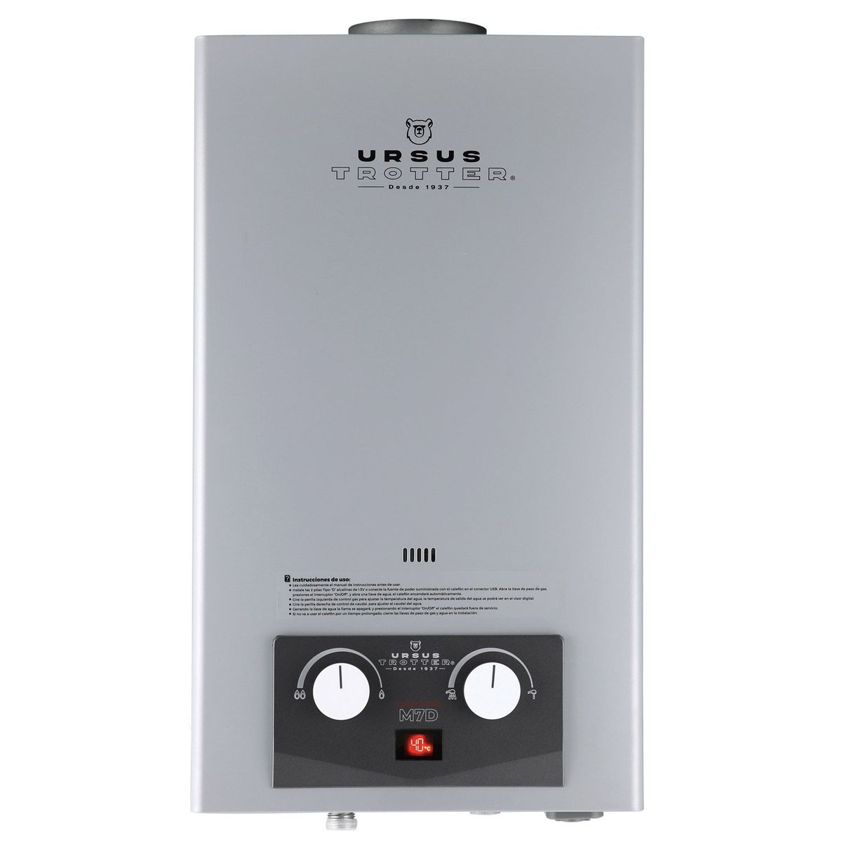URSUS TROTTER - Calefon Komforte Gas Licuado 7 Litros Ut M7-D GL Ursus Trotter