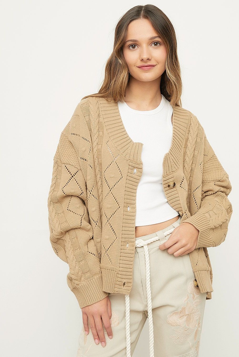 RUPHA - Chaleco Loose Fit Algodón Mujer Rupha