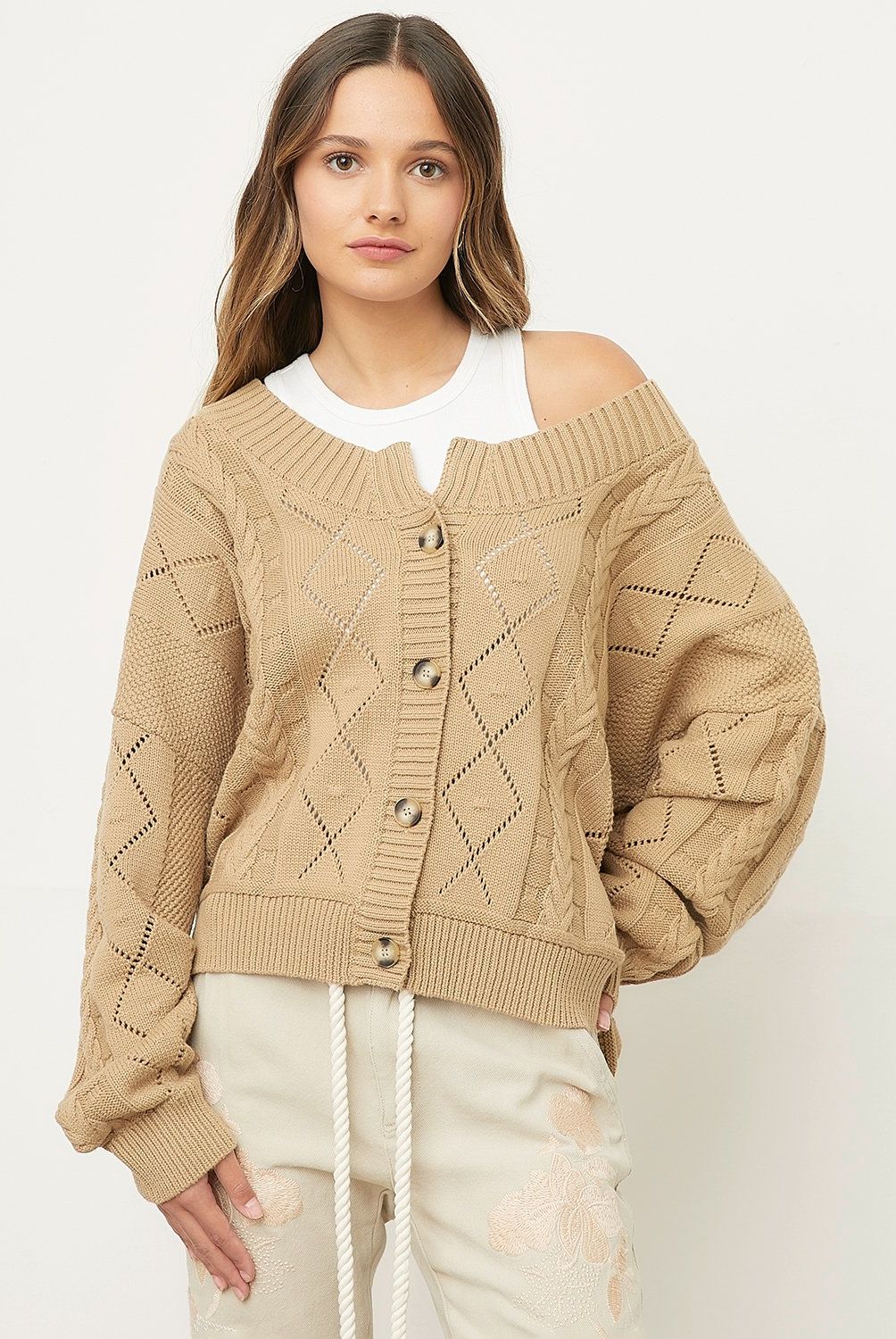 RUPHA - Chaleco Loose Fit Algodón Mujer Rupha