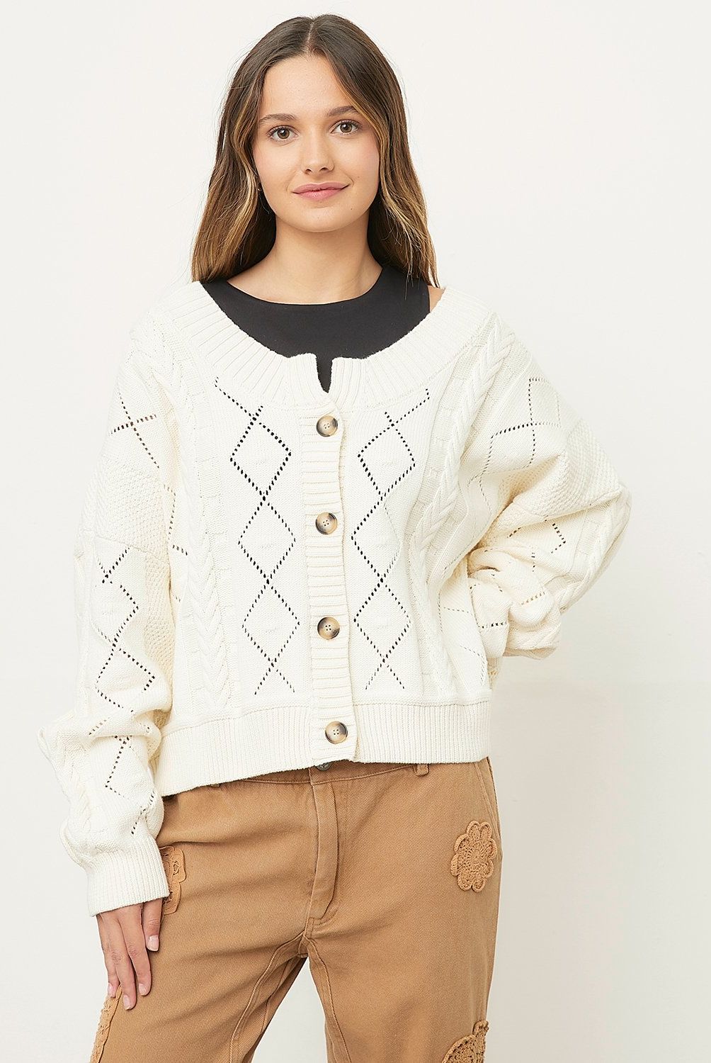 RUPHA - Chaleco Loose Fit Algodón Mujer Rupha