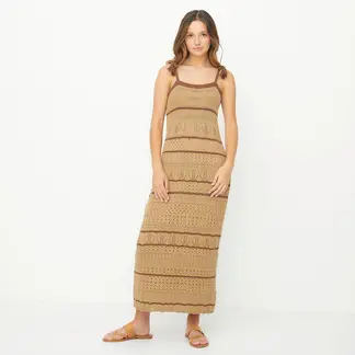 RUPHA - Vestido Midi Algodón Mujer