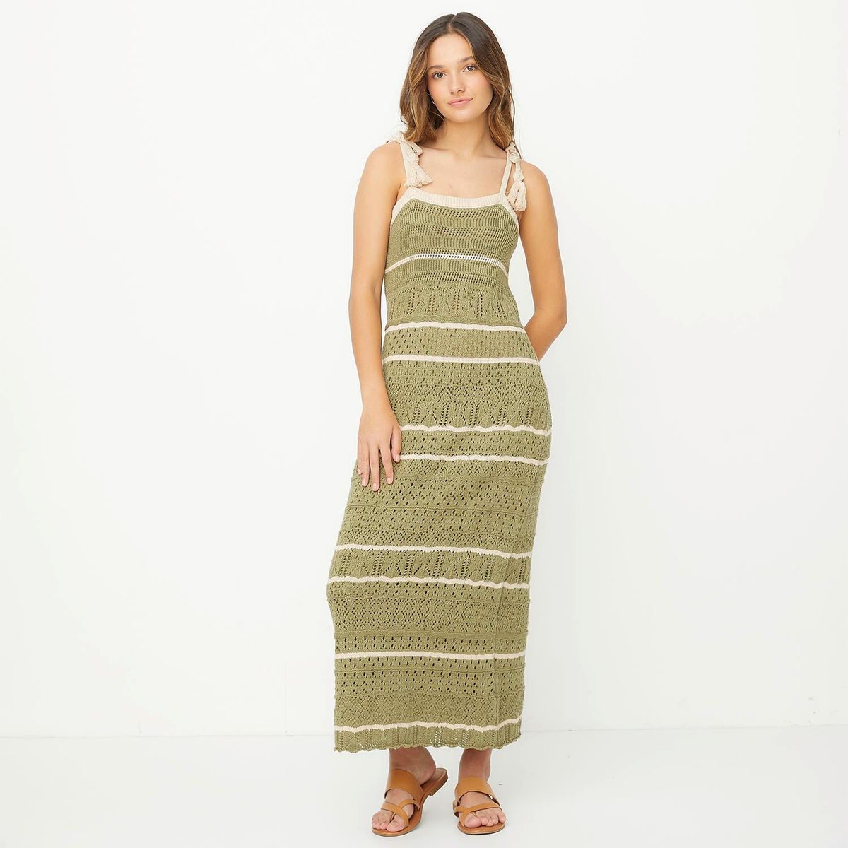 RUPHA - Vestido Midi Algodón Mujer Rupha