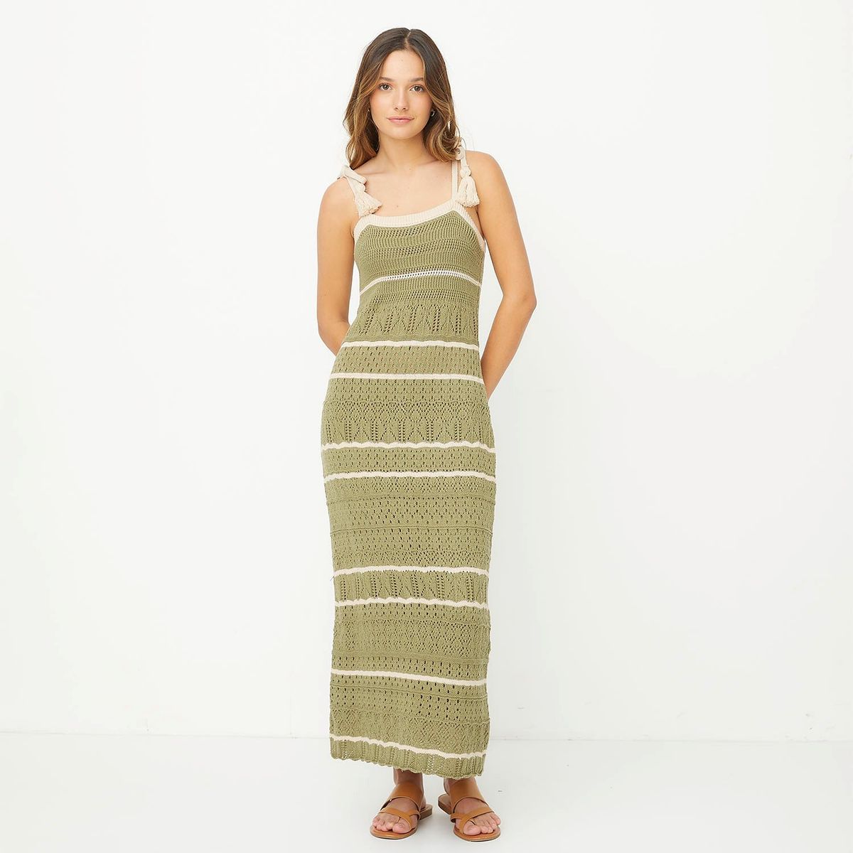 RUPHA - Vestido Midi Algodón Mujer Rupha